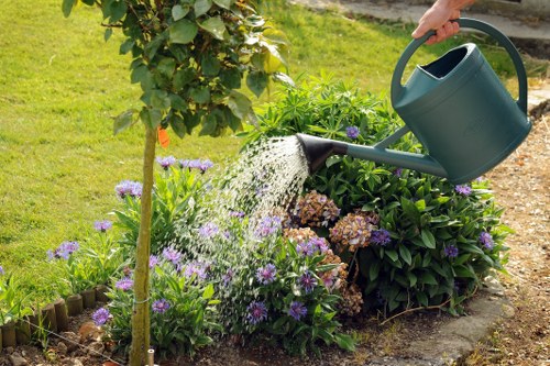 Inspection of supply records and contracts for garden services